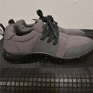 Snibbs Deep Purple and Gray Women's Sneakers